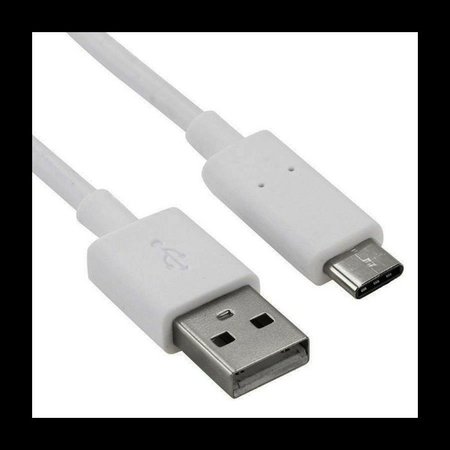 SANOXY USB Type-C to USB-A 2.0 Male Charger Cable, 6 Feet 1.8 Meters, White SANOXY-CABLE3